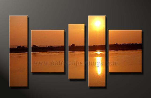 Dafen Oil Painting on canvas seascape painting -set639